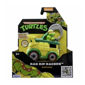 Nindža kornjače vozilo s figurom Raphael Rad Rip Racers Classic - Slika 6