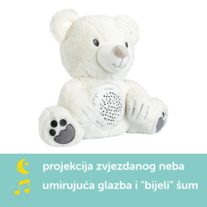 Moonlight Buddiezzz interaktivni plišanci Polarni medo, s bijelim šumom, melodijama i svjetlom - Slika 2