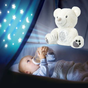 Moonlight Buddiezzz interaktivni plišanci Polarni medo, s bijelim šumom, melodijama i svjetlom - Slika 4