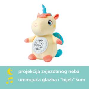 Moonlight Buddiezzz interaktivni plišanci Jednorog, s bijelim šumom, melodijama i svjetlom - Slika 2