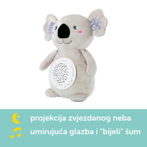 Moonlight Buddiezzz interaktivni plišanci Koala, s bijelim šumom, melodijama i svjetlom - Slika 2