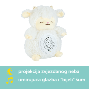 Moonlight Buddiezzz interaktivni plišanci Ovca, s bijelim šumom, melodijama i svjetlom - Slika 2