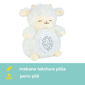 Moonlight Buddiezzz interaktivni plišanci Ovca, s bijelim šumom, melodijama i svjetlom - Slika 3