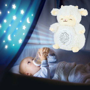 Moonlight Buddiezzz interaktivni plišanci Ovca, s bijelim šumom, melodijama i svjetlom - Slika 4