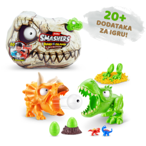 Smashers set za maštovitu igru Mini T-Rex s dvije dino figure