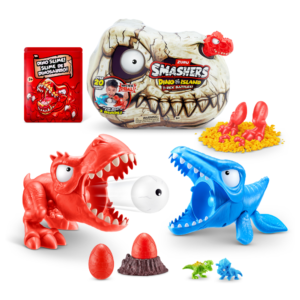 Smashers set za maštovitu igru Mini T-Rex s dvije dino figure - Slika 3