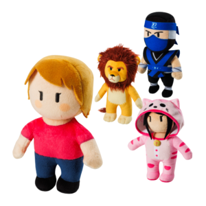 Stumble Guys plišana igračka 10 cm sort - Slika 2