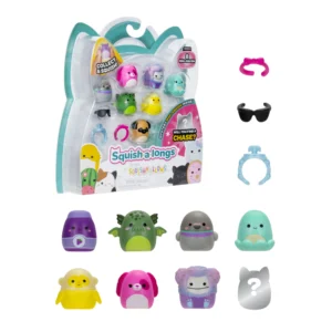 Squish-a-longs mini figure set Na plaži 8pk Squishmallows