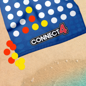 Ručnik za plažu društvena igra Connect 4 - Slika 2