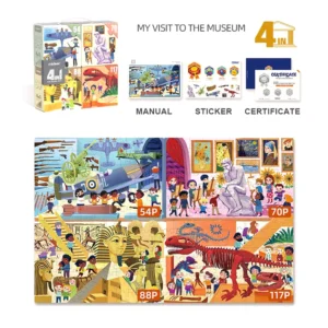Mideer 4u1 puzzle Muzej - Slika 2