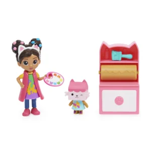 Gabby's Dollhouse Umjetnički studio Cat-tivity set za igru - Slika 2