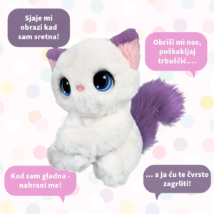 Ljubimci mazilice interaktivni plišanci maca Chloe - Slika 2