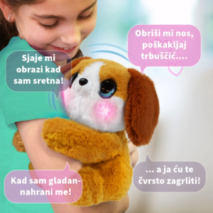 Ljubimci mazilice interaktivni plišanci psić Ziggy - Slika 2
