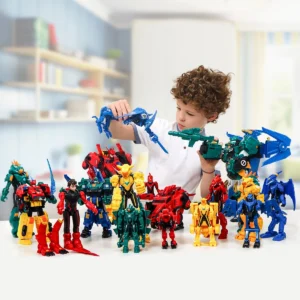 Dinoster igračke Raptor Tron modularni robot - Slika 7