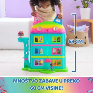 Gabby's Dollhouse kuća za lutke Purrfect Party s figurom i dodacima – novo izdanje - Slika 4