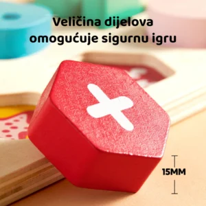 Mideer drvena slagalica za učenje brojeva - Slika 3