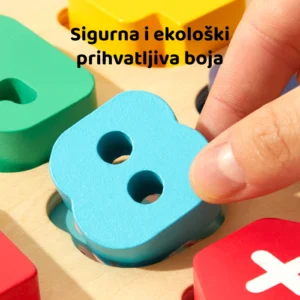 Mideer drvena slagalica za učenje brojeva - Slika 2