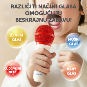 Mideer dječji karaoke set - Slika 2