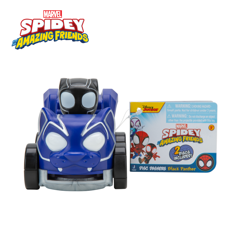 Spidey dječje igračke Disc Dashers Black Panther vozilo
