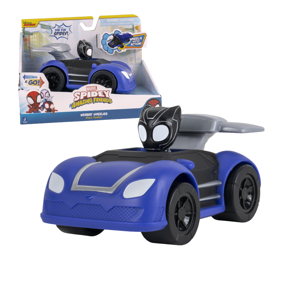 Spidey igračke Black Panther Webbed Wheelies vozilo