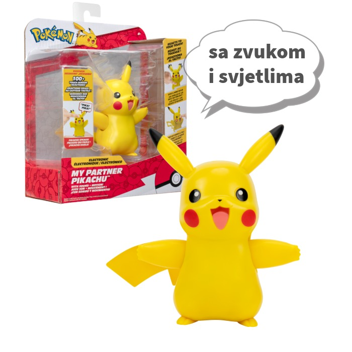 Pokemon interaktivna igračka Moj prijatelj Pikachu, sa zvukom