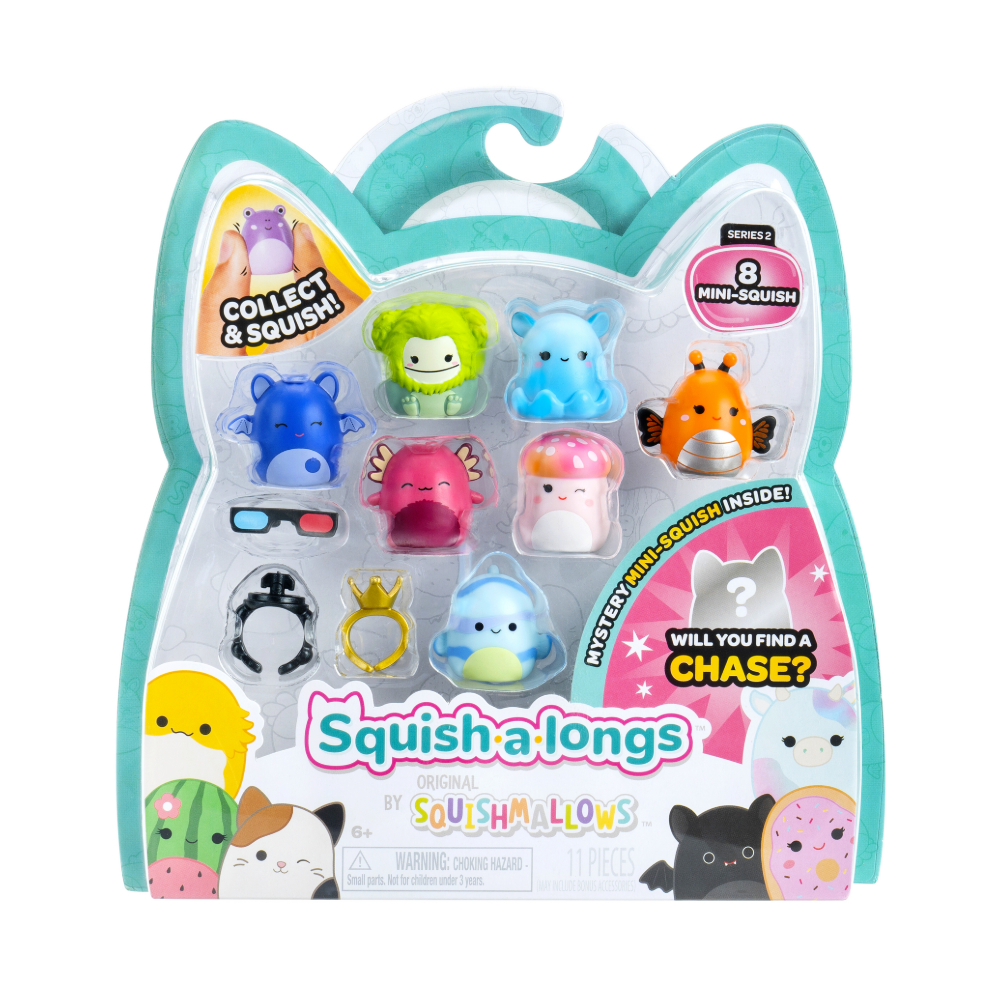 Squish-a-longs mini figure set U kinu 8pk Squishmallows