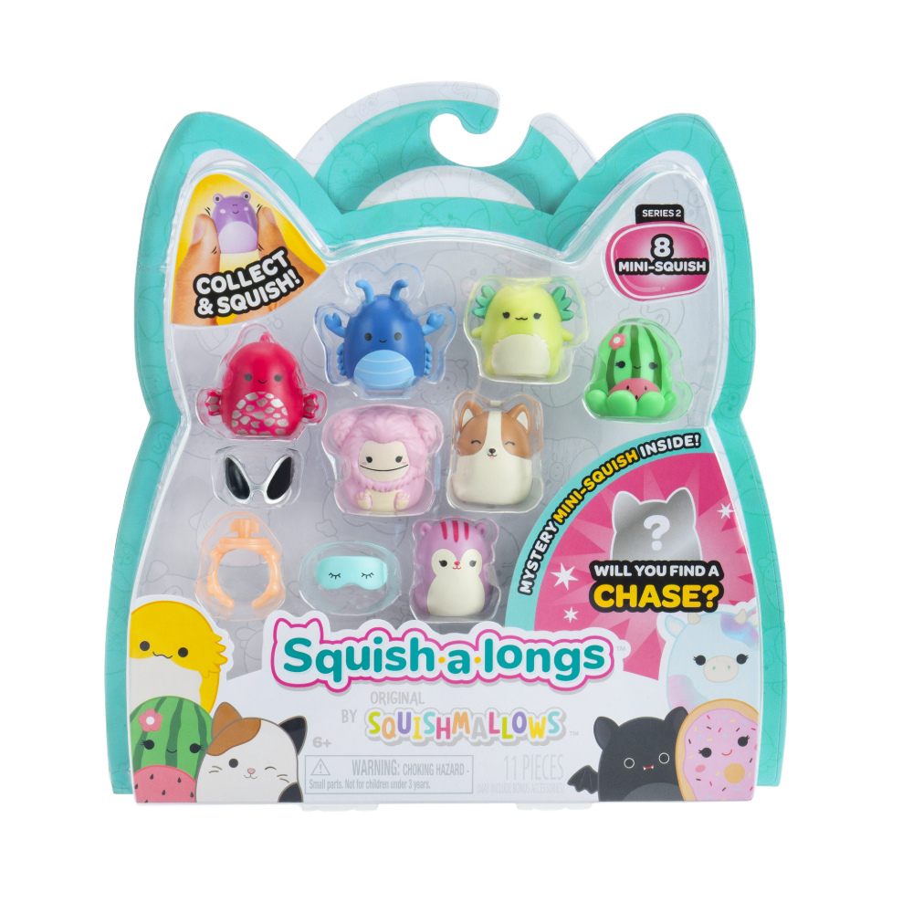 Squish-a-longs mini figure set Spavanac 8pk Squishmallows