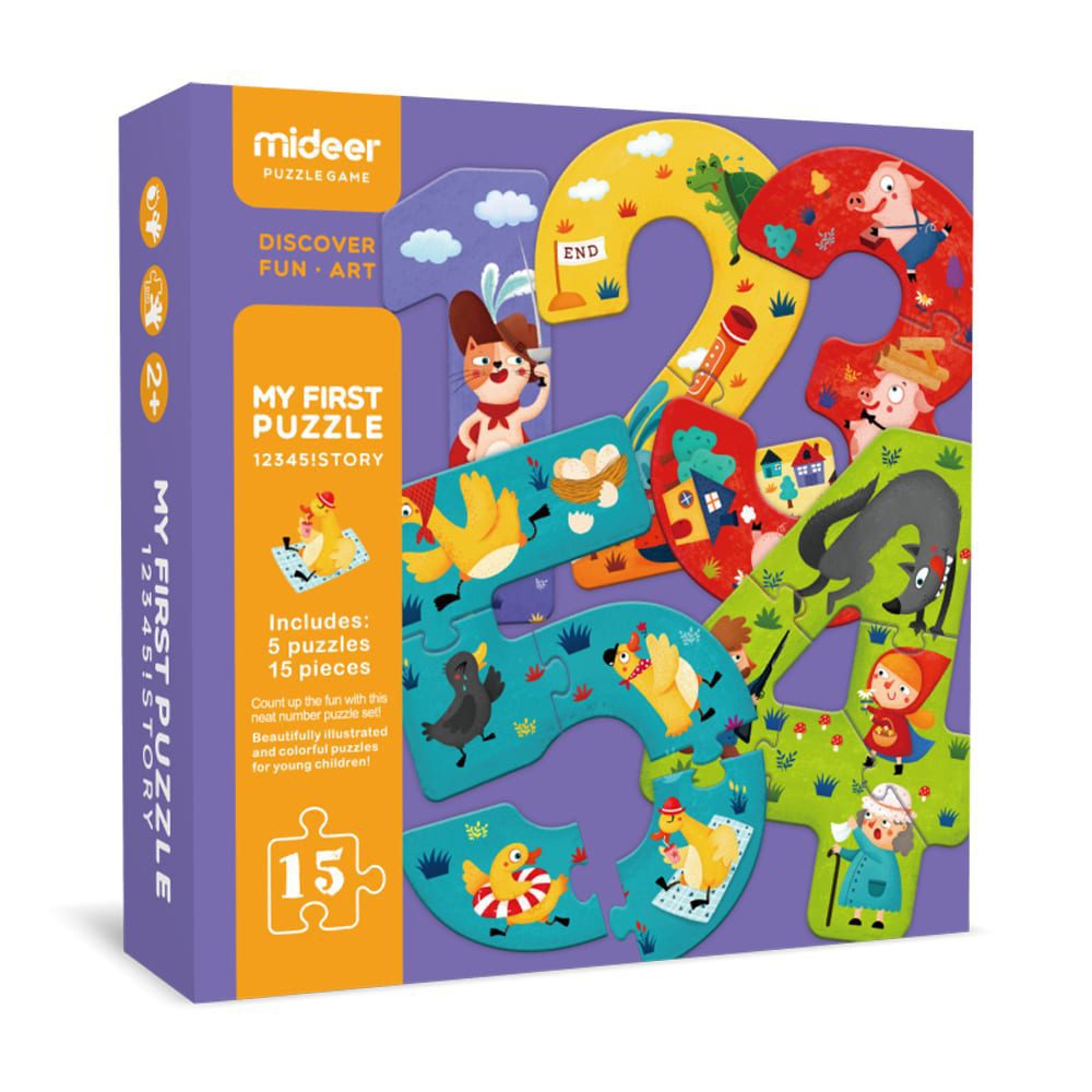 Mideer moje prve puzzle Brojevi