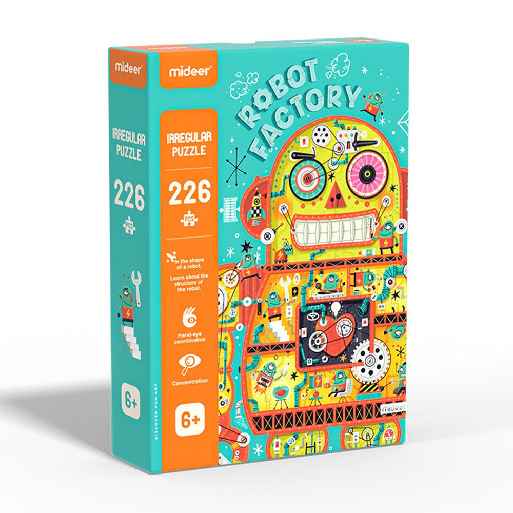 Mideer nepravilne puzzle Tvornica robota