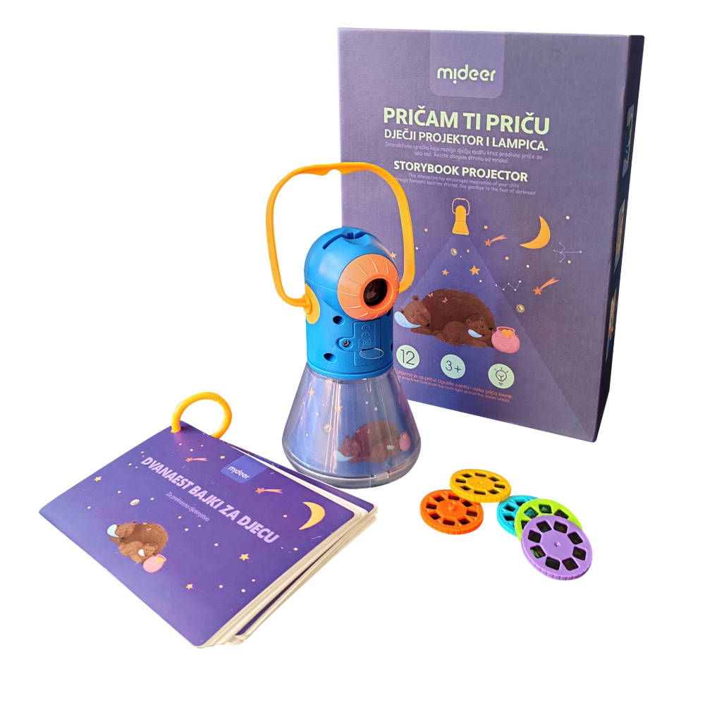 Mideer dječji projektor/lampica "Pričam ti priču" 12 bajki