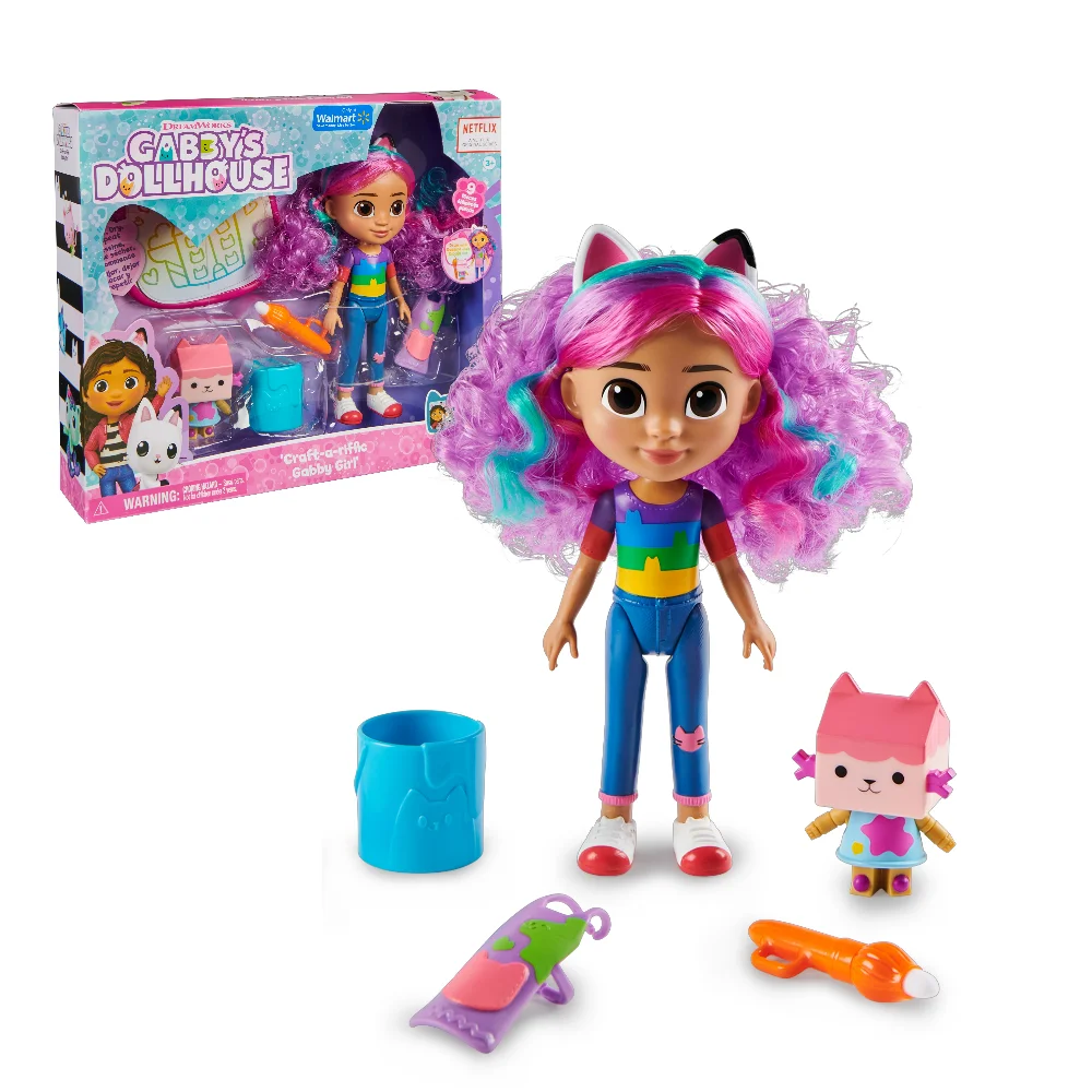Gabby's Dollhouse Craft-A-Riffic kreativni set s figurom Gabby 20 cm