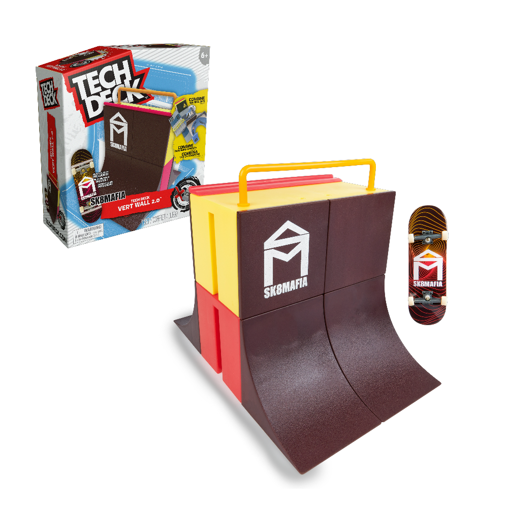 Tech Deck dječje igračke | Vert Wall 2.0 set za gradnju skate parka