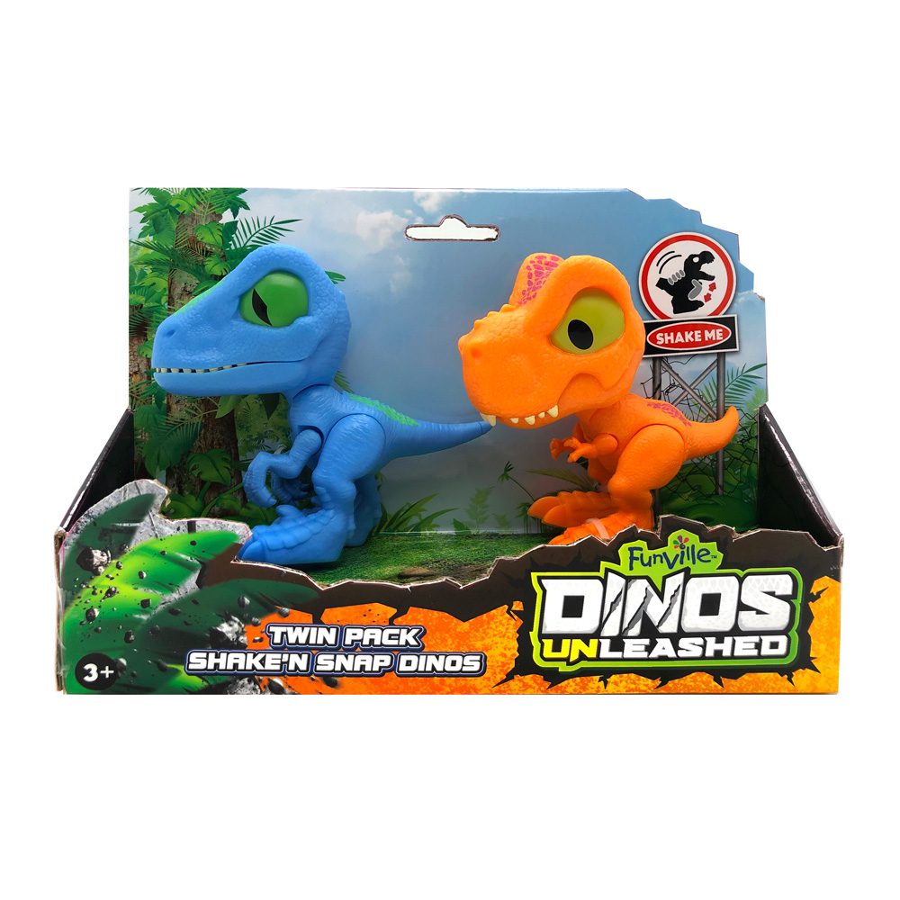 Dinos Unleashed T-Rex i Raptor 2Pk pomične figure